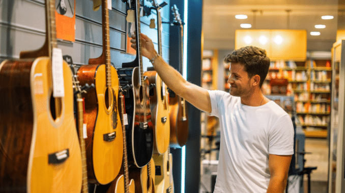 Quels services personnalisés offrent les magasins spécialisés en guitares ?